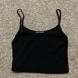 Black Brandy Melville Crop Tank Top